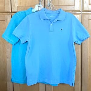Lot of 2 Vineyard Vines Polo Shirt Boys Size Large  Kids/Youth